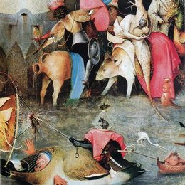 《受害者群体》希罗尼穆斯·波希(Hieronymus Bosch)高清作品欣赏