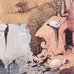 《人间乐趣园（细节）》希罗尼穆斯·波希(Hieronymus Bosch)高清作品欣赏