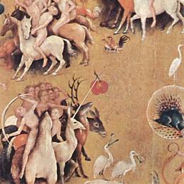 《人间乐趣园（细节）》希罗尼穆斯·波希(Hieronymus Bosch)高清作品欣赏