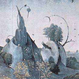 《人间乐趣园（细节）》希罗尼穆斯·波希(Hieronymus Bosch)高清作品欣赏