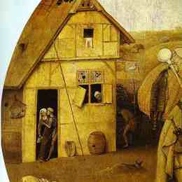 《名声不好的房子》希罗尼穆斯·波希(Hieronymus Bosch)高清作品欣赏