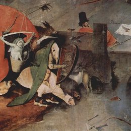 《圣·安东尼的诱惑（细节）》希罗尼穆斯·波希(Hieronymus Bosch)高清作品欣赏