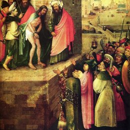 希罗尼穆斯·波希(Hieronymus Bosch)高清作品:This is a human(Ecce Homo)