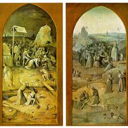 《圣安东尼的诱惑》希罗尼穆斯·波希(Hieronymus Bosch)高清作品欣赏