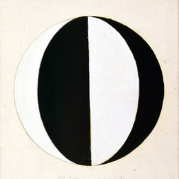 希尔玛克林特(Hilma af Klint)高清作品:The Mahatmas Present Standing Point, Series II, No. 2a