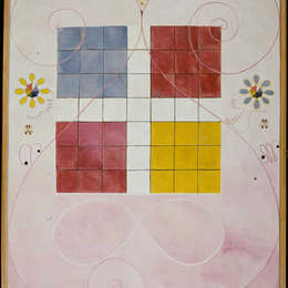 希尔玛克林特(Hilma af Klint)高清作品:De Tio St&amp;amp?rsta, n&amp;amp°10 Alderdomen