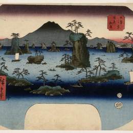 《奥蜀松岛》歌川广重(Hiroshige)高清作品欣赏