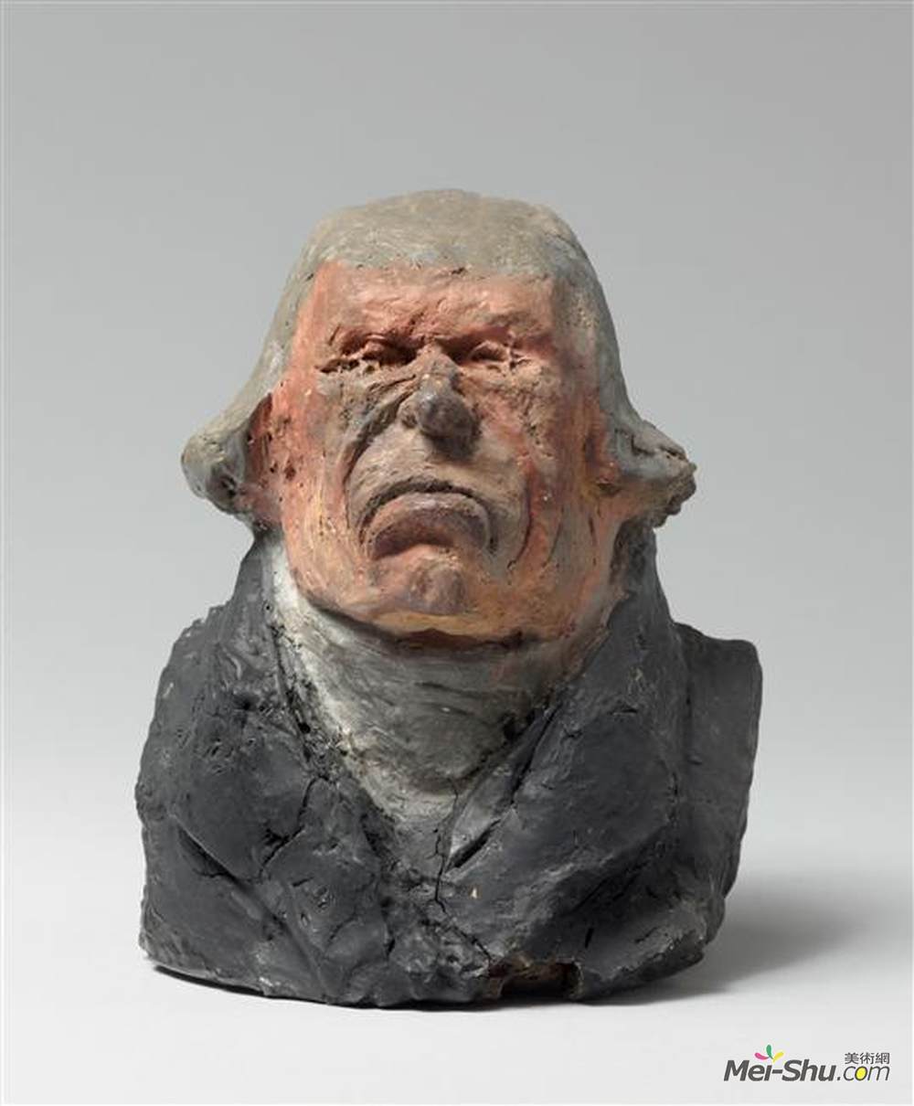 奥诺雷·杜米埃(honore daumier)高清作品:antoine odier, banker, mp