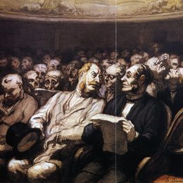 《幕间休息》奥诺雷·杜米埃(Honore Daumier)高清作品欣赏