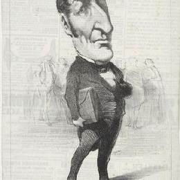 《西奥博德拉克罗斯》奥诺雷·杜米埃(Honore Daumier)高清作品欣赏