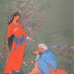 《喝一杯不朽的酒》侯赛因·贝扎德(Hossein Behzad)高清作品欣赏