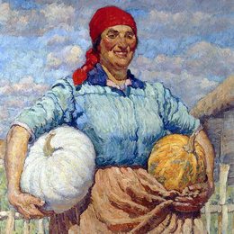 《南瓜农》伊利亚·马什科娃(Ilya Mashkov)高清作品欣赏