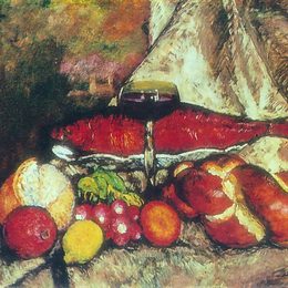 《红鱼静物》伊利亚·马什科娃(Ilya Mashkov)高清作品欣赏