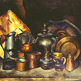 《萨摩亚静物》伊利亚·马什科娃(Ilya Mashkov)高清作品欣赏