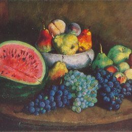 《西瓜葡萄》伊利亚·马什科娃(Ilya Mashkov)高清作品欣赏
