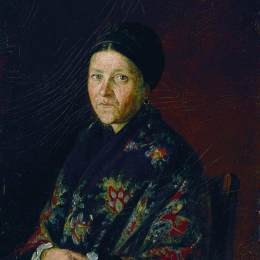 伊利亚·叶菲莫维奇·列宾(Ilya Repin)高清作品:Portrait of A. Bocharova, artists aunts