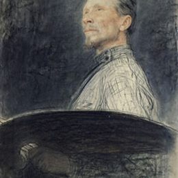 伊利亚·叶菲莫维奇·列宾(Ilya Repin)高清作品:Portrait of A.E. Arkhipov