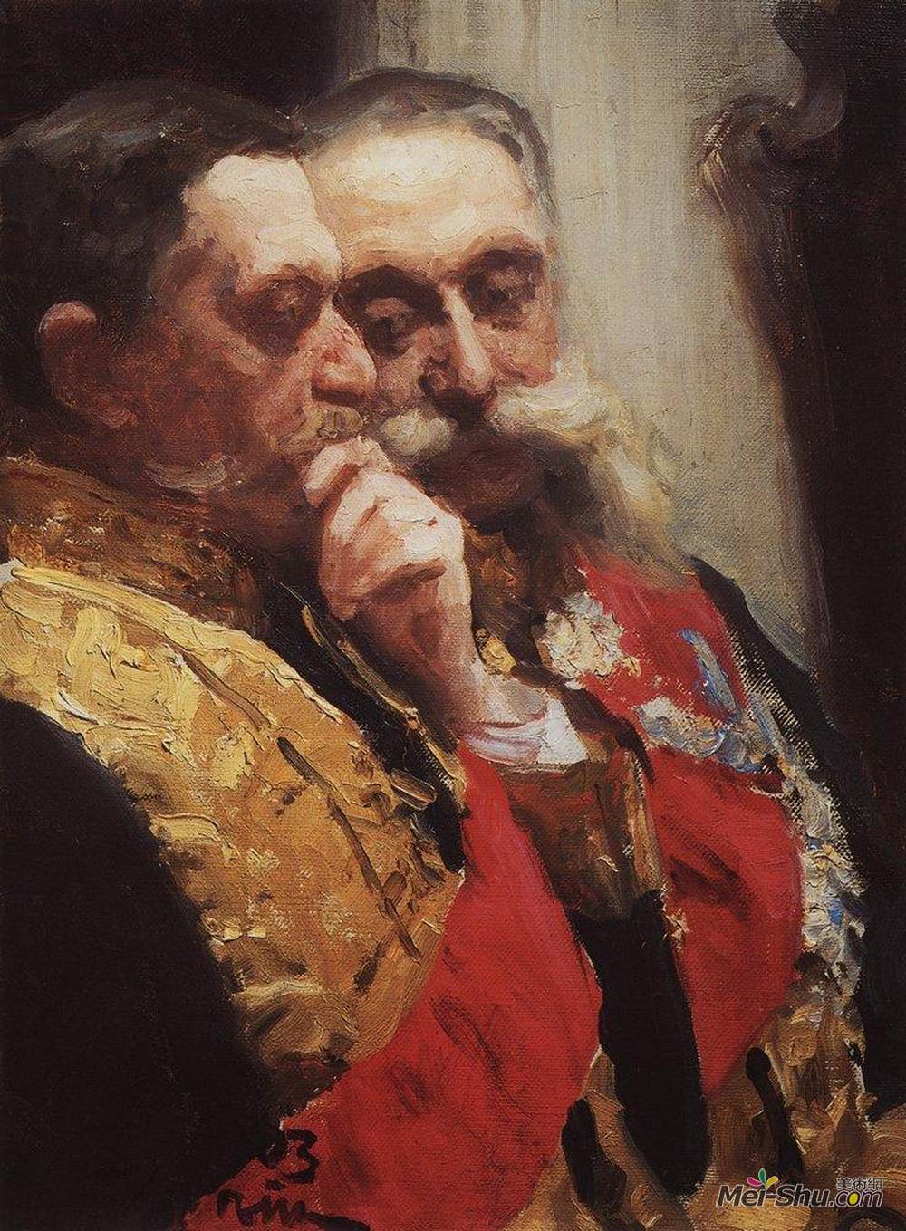 伊利亞·葉菲莫維奇·列賓(ilya repin)高清作品《portrait of