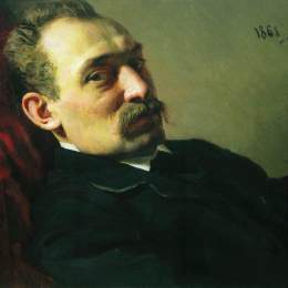 伊利亚·叶菲莫维奇·列宾(Ilya Repin)高清作品:Portrait of the architect Philip Dmitrievich Hloboschin