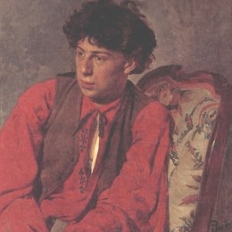 伊利亚·叶菲莫维奇·列宾(Ilya Repin)高清作品:Portrait of V. E. Repin, the Artists brother