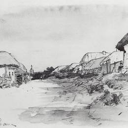 《Mokhnachi村》伊利亚·叶菲莫维奇·列宾(Ilya Repin)高清作品欣赏