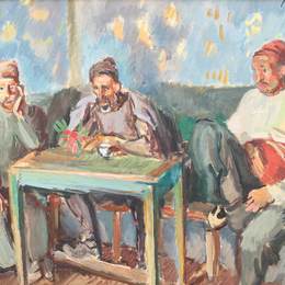 《土耳其人在咖啡馆》伊西夫伊塞(Iosif Iser)高清作品欣赏