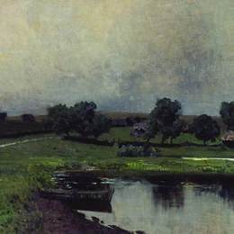 《无聊的一天》列维坦(Isaac Levitan)高清作品欣赏