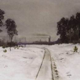 《灰日》列维坦(Isaac Levitan)高清作品欣赏