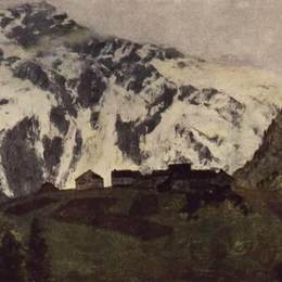 《阿尔卑斯山脉》列维坦(Isaac Levitan)高清作品欣赏