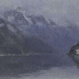 《科莫湖》列维坦(Isaac Levitan)高清作品欣赏