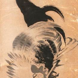 《小鸡》伊藤若冲(Ito Jakuchu)高清作品欣赏