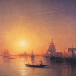 《威尼斯》艾伊瓦佐夫斯基(Ivan Aivazovsky)高清作品欣赏