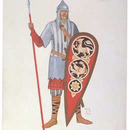 伊凡·比利本(Ivan Bilibin)高清作品:Costume design for the Opera &amp;ampquotPrince Igor&amp;ampquot