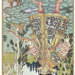 《俄罗斯童话故事与《青蛙》的插图》伊凡·比利本(Ivan Bilibin)高清作品欣赏