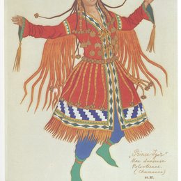 伊凡·比利本(Ivan Bilibin)高清作品:Costume design for the Opera &amp;ampquotPrince Igor&amp;ampquot