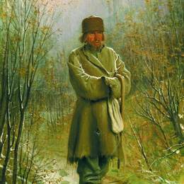 《冥想者》伊万·尼古拉耶维奇·克拉姆斯柯依(Ivan Kramskoy)高清作品欣赏