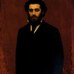 伊万·尼古拉耶维奇·克拉姆斯柯依(Ivan Kramskoy)高清作品:Portrait A.I.Kuindzhi