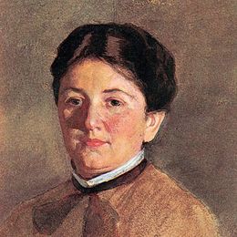 《女性肖像》伊万·尼古拉耶维奇·克拉姆斯柯依(Ivan Kramskoy)高清作品欣赏