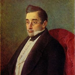 伊万·尼古拉耶维奇·克拉姆斯柯依(Ivan Kramskoy)高清作品:Portrait of Alexandr Griboyedov