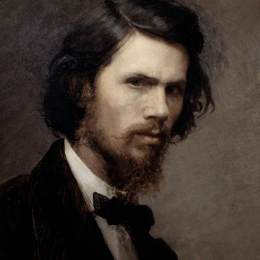 《自画像》伊万·尼古拉耶维奇·克拉姆斯柯依(Ivan Kramskoy)高清作品欣赏