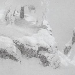 《《荒野北方》中的绘画与草图》伊万·希什金(Ivan Shishkin)高清作品欣赏