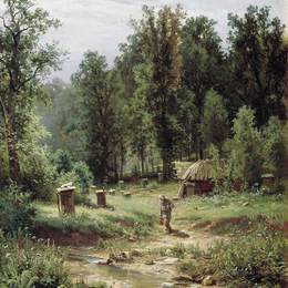 《森林蜂科》伊万·希什金(Ivan Shishkin)高清作品欣赏