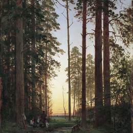 《森林边缘》伊万·希什金(Ivan Shishkin)高清作品欣赏