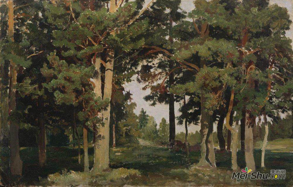 《森林》伊万·希什金(ivan shishkin)高清作品欣赏