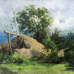 《小屋》伊万·希什金(Ivan Shishkin)高清作品欣赏