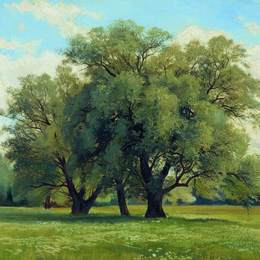 《橡树》伊万·希什金(Ivan Shishkin)高清作品欣赏