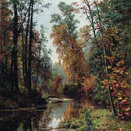 《巴甫洛夫斯克公园》伊万·希什金(Ivan Shishkin)高清作品欣赏