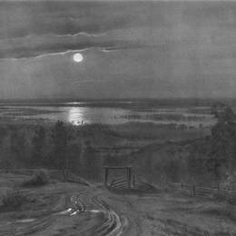《河水泛滥，如大海》伊万·希什金(Ivan Shishkin)高清作品欣赏