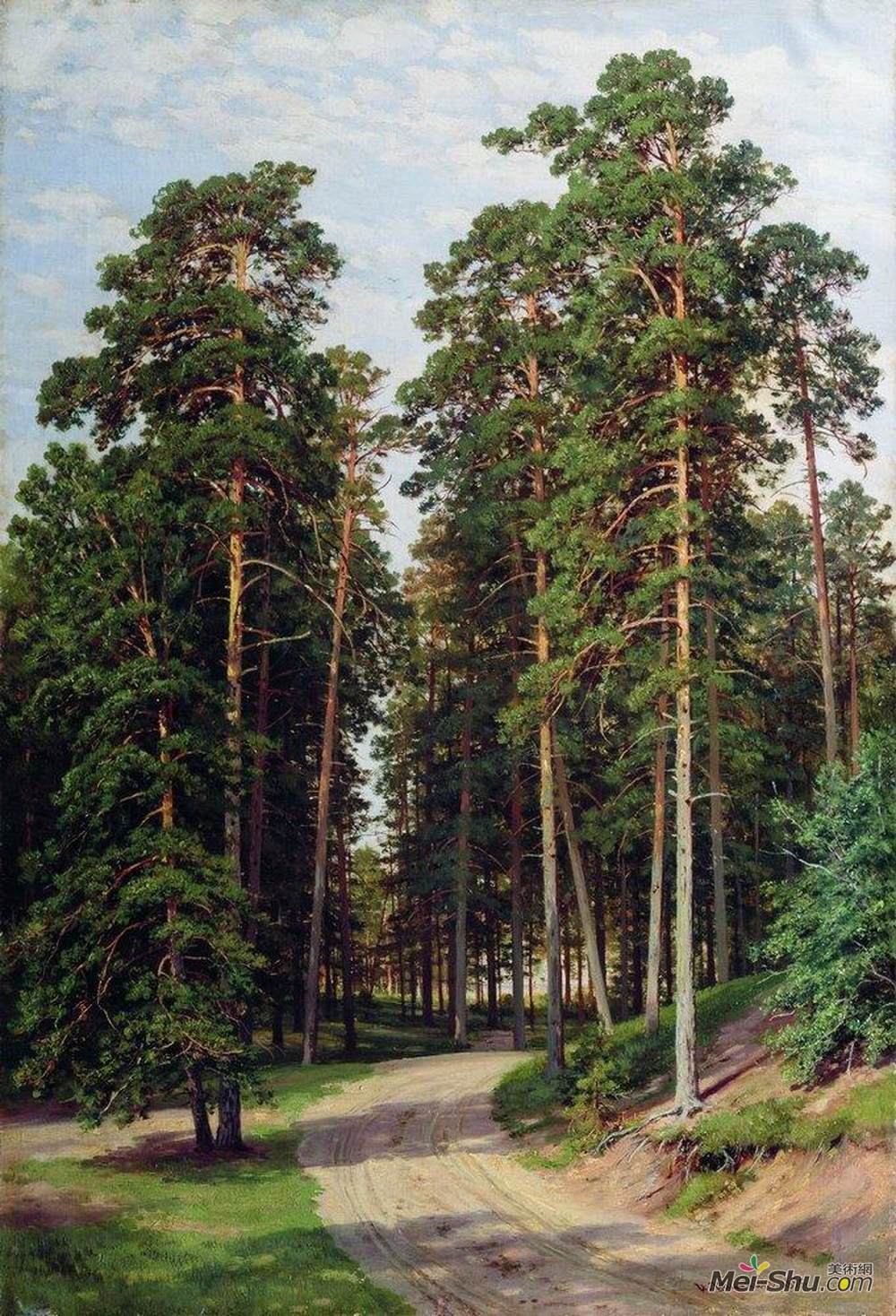 《森林中的太阳》伊万·希什金(ivan shishkin)高清作品欣赏