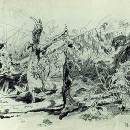 《风倒树》伊万·希什金(Ivan Shishkin)高清作品欣赏